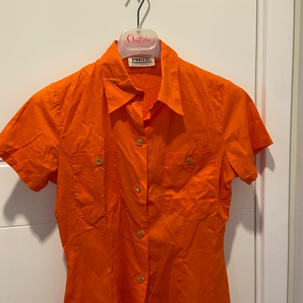 Ports 1961 Orange Blouse